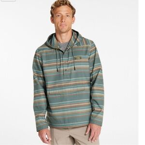 NWOT L.L.Bean Men's Katahdin Performance Flannel
Anorak Hoodie